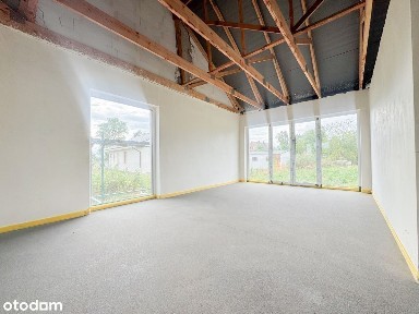 Bliźniak 91,60 m² z pompą ciepła i rekuperacją