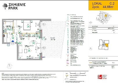 2 pokoje 45m2 z ogródkiem 30m2 w Zamieniu koło Ursynowa