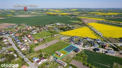 Ogrodzona działka z projektem na dom jednorodzinny