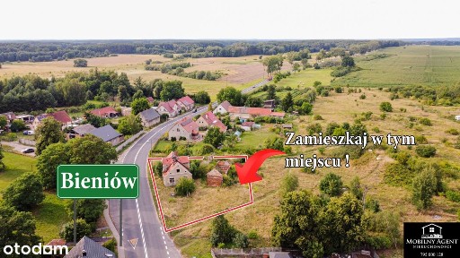 Bieniów Dom 150m² + Działka 2300m² do Generalnego remontu
