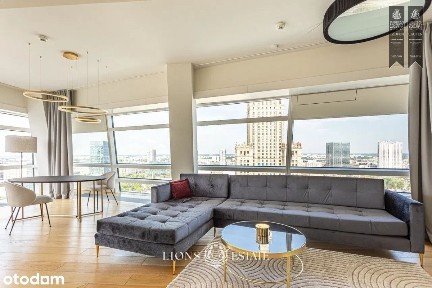 Luksusowy apartament na Złotej 44 z widokiem na Pałac Kultury i Nauki