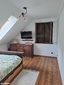 Dom nad pięknym, dużym jeziorem, przy lesie, okolice Olsztynka.