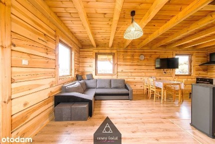 Dom z bala na Mazurach| całoroczny | taras |650 m od jeziora Świętajno