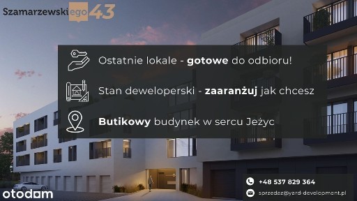 Jeżyce: Nowe 2-pokojowe mieszkanie na sprzedaż