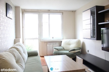 ul. Zielona - 38m2, 2 pokoje, meble, Agd, balkon