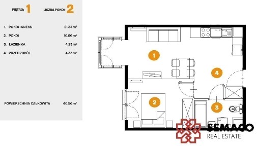 Bronowice/2 pok/38m2/gotowe/bez prowizji
