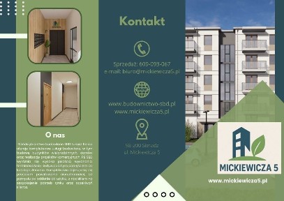 Nowe mieszkanie 42,24 m2 w Sieradzu ul.Mickiewicza5