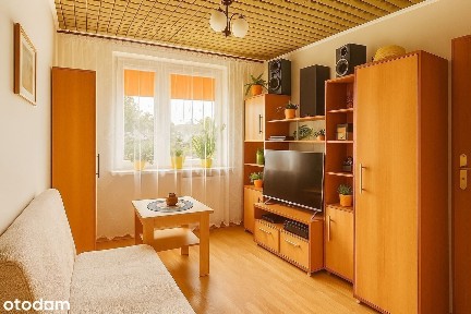 Przytulne, 3 pokojowe mieszkanie na parterze z balkonem