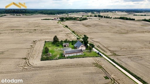 Siedlisko 160 m² + budynki, 4500 m², jezioro