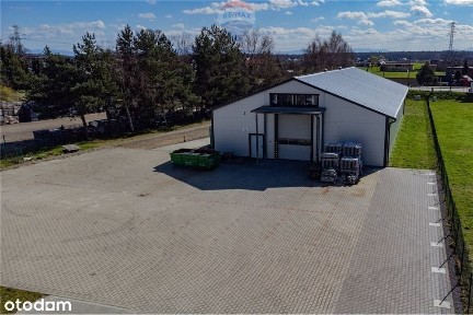 Hala magazynowa przy Dk 935 Żory-Pszczyna