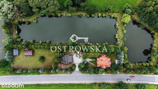 Malowniczo położone łowisko wędkarskie z domem