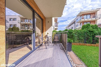 Komfortowe mieszkanie z ogródkiem | hala garażowa