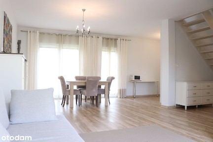 Bliźniak z ogrodem w Krzeptowie blisko szkoły