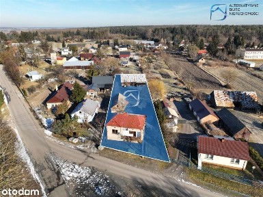 Dom z zabudową gospodarczą, działka 15ar, mały sad