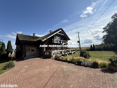 Dom z bali w miejscowości Kowale