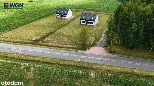 Dom jednorodzinny w stanie deweloperskim w Kamienniku Wielkim.