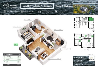 Gotowe mieszkanie, 3/4 pokoje, 2 piętro, winda, od zaraz
