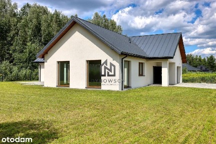 Nowoczesny dom parterowy z garażem gm. Wiązowna