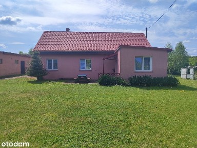 Słoneczny DOM 82 M2 NA DUŻEJ DZIAŁCE 3200M2+ budynki gosp.