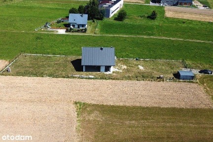 Dom w Rabie Wyżnej, stan surowy, duża działka