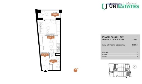 Apartament w centrum/Wita Stwosza/Kom. Lokatorska