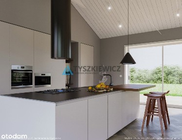 Piękny pasywny dom w Borach Tucholskich.