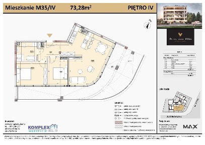 3-pokojowe mieszkanie 73m2 + taras Bez Prowizji