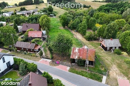 Działka 29,5 ar zabudowana domem do remont Korczew