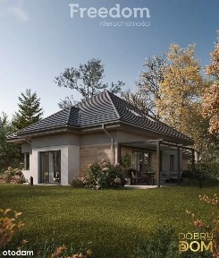 Nowoczesny dom z poddaszem i ogrodem 1000 m²