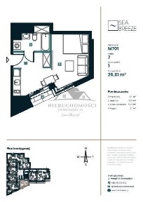 Apartament na 8 piętrze z widokiem na panoramę miasta + balkon