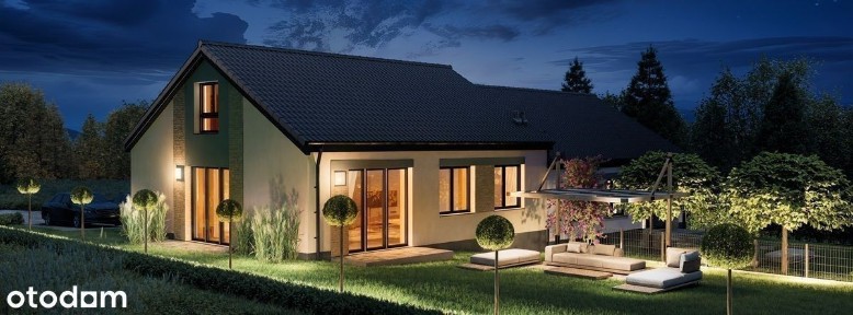 PARTEROWY dom w zieleni | duża DZIAŁKA | spokojne osiedle [dom B1]