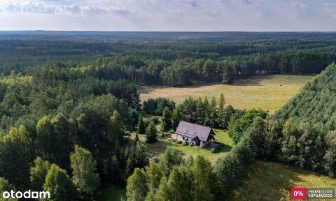 Wyjątkowy dom w środku lasu, Bory Tucholskie 2,5H
