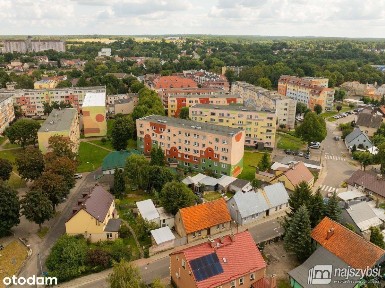 Łobez - umeblowane 4 pokoje, 2 balkony, centrum
