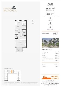 3-pokojowe mieszkanie 65m2 + balkon Bez Prowizji