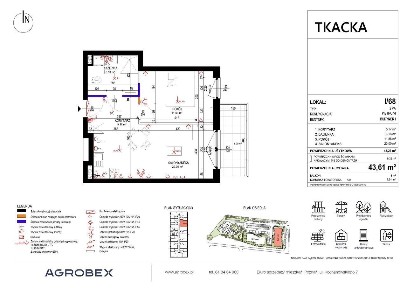Osiedle Tkacka | mieszkanie 2-pok. | I-68