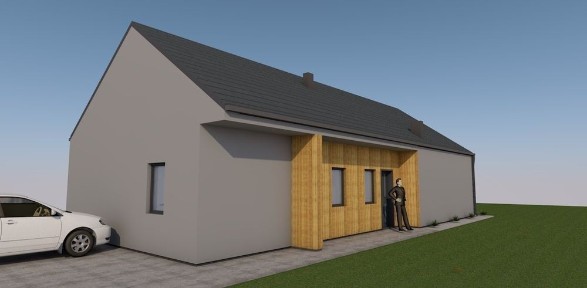 Dom na sprzedaż w stanie surowym otwartym