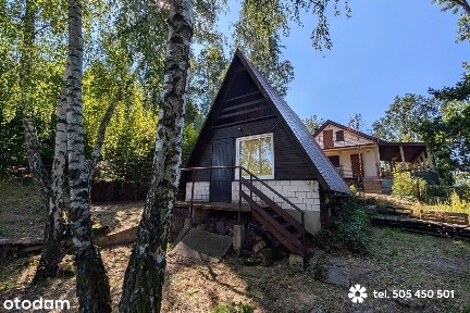 Domek z widokiem na jezioro, działka 427 m2, wyjątkowy Dąb na posesji