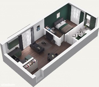 Makowskie Zacisze - apartament 7A, pow. 40,6 m2