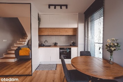 REZERWACJA Nowe 2-poziomowe mieszkanie z balkonem, tarasem