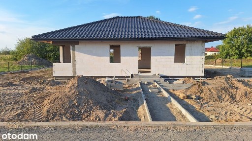 Nowy dom parterowy 105m2, na wsi, pod miastem.