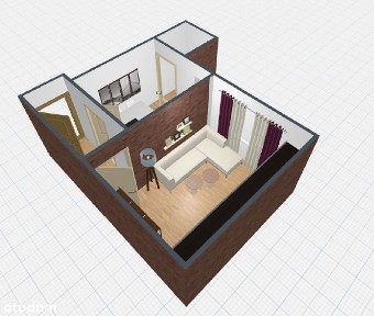 Parter. Bezczynszowa kawalerka w centrum Brodnicy