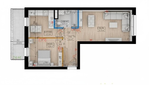 ul. Kórnicka, Zalasewo, Swarzędz, poznański, wielkopolskie