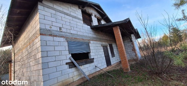 Dom plus działka 1300m2 duza dzialka dom stan surowyTrojany