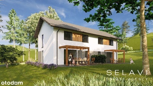 Dom w zabudowie bliźniaczej | 4 pokoje | Ogród