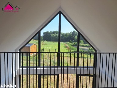 Całoroczny domek ze stawem