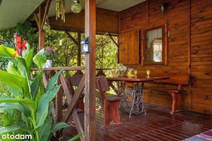 Duża działka z domkiem letniskowym