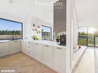 Jasny nowoczesny dom z garażem pod Krakowem