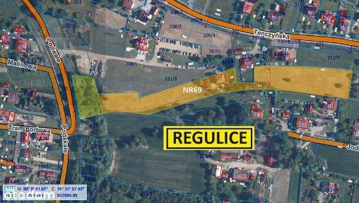 ul. Podwale, Regulice, Alwernia, chrzanowski, małopolskie