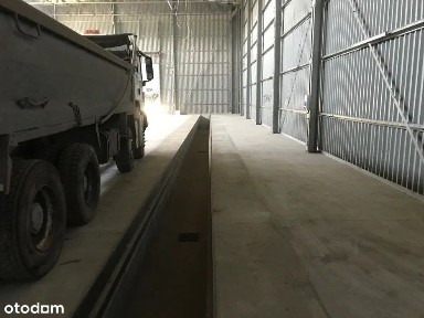 Hala z kanałem samochody ciężarowe i osobowe 50 Kw