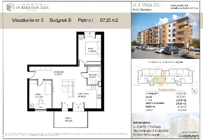 PROMOCJA Przestronne mieszkanie 67 m2